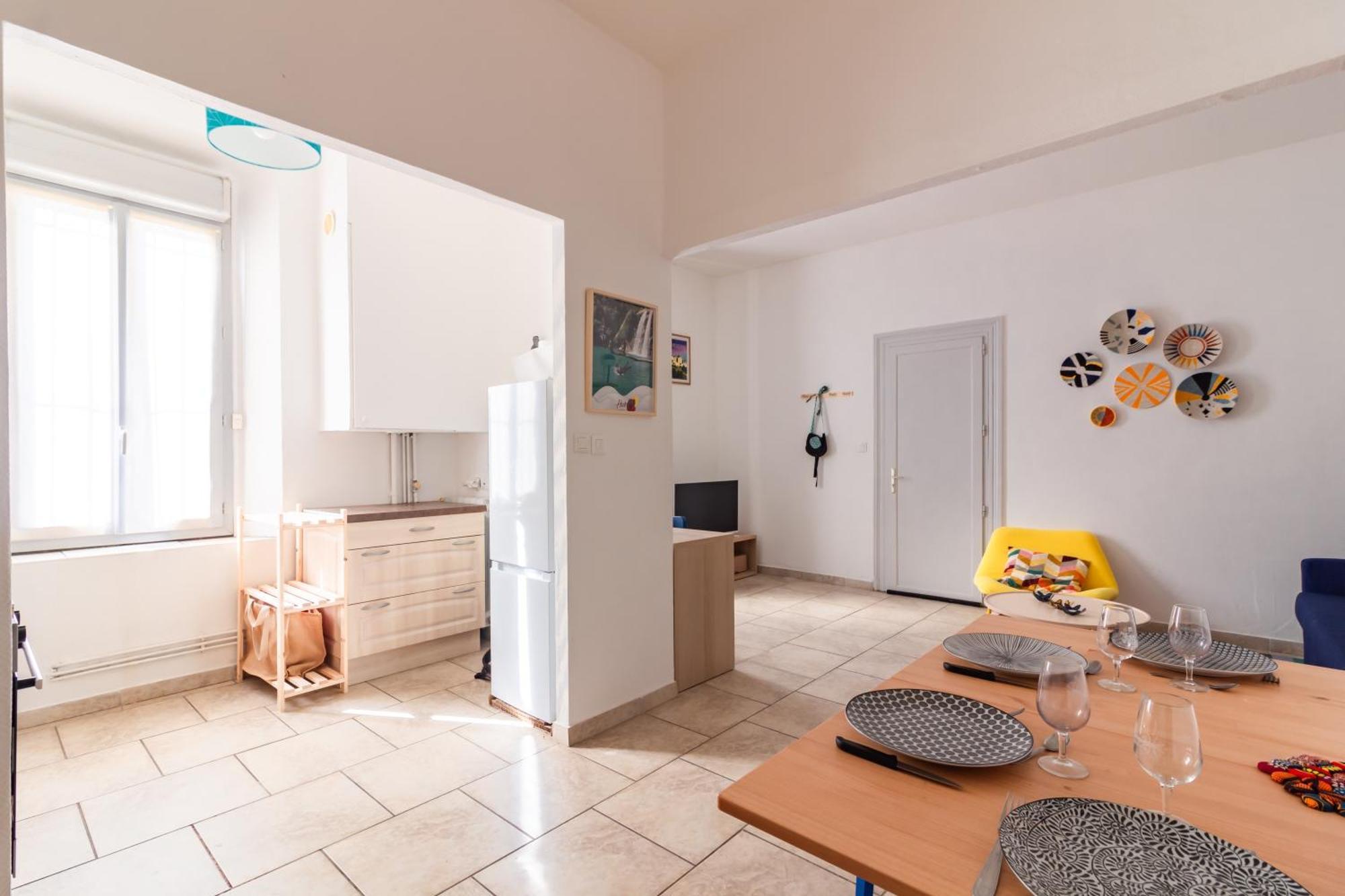 Le Cerisier Des 4 Chemins - Appt 75M² Pour 6 Apartment Carcassonne Exterior photo
